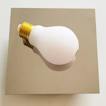 Nástěnné svítidlo Nástěnné LED svítidlo BULB Step into Design zlaté moderní do obýváku a ložnice 15 cm