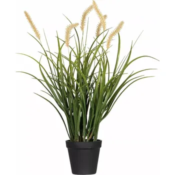 umělá květina UMĚLÁ TRÁVA V KVĚTINÁČI 56 cm jako živá, realistická – pro dům, obývací pokoj, zahradu