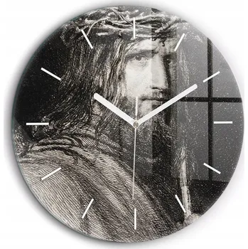 Hodiny Nástěnné hodiny SacroArte černé 60 cm