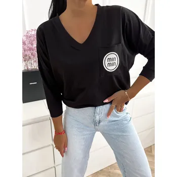 Dámské tričko Green Plant Halenka s výstřihem do V minmin Barva: Zelená, Velikost: UNI