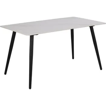 Jídelní stůl Actona Moderní stůl Wicklow bílá/černá