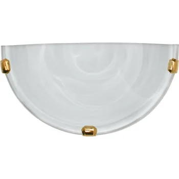 Stropní skleněné svítidlo Duna bílá klasická do obýváku a ložnice 30 cm CANDELLUX