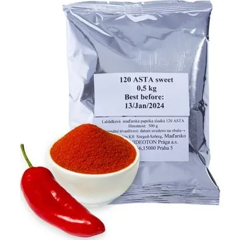 Koření Paprika lahůdková sladká ASTA 120 500g