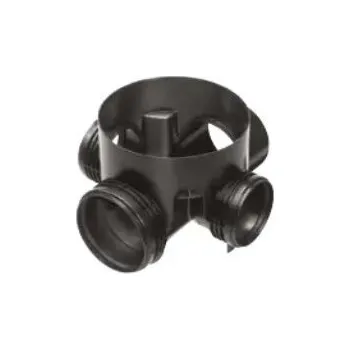 Kanalizační potrubí Kanalizační šachtové dno sběrné 90° Wavin Basic 315