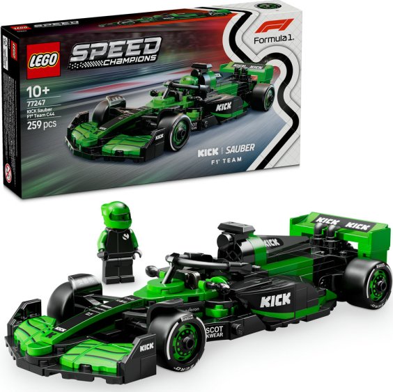 LEGO Speed Champions 77247 Závodní auto KICK Sauber F1 Team C44