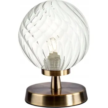 Lampička Stolní Lampa Esben Dotyková Antická Mosaz