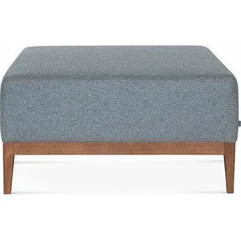 Taburet Čalouněný čtvercový taburet Snug FAMEG s bukovými nohami do obýváku a ložnice 80x80