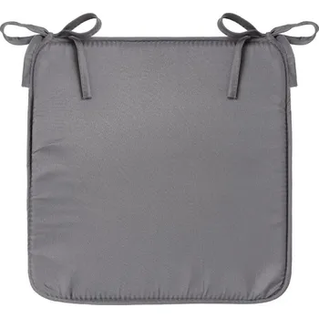 Podsedák Atmosphera Polštář na židli 39x39 cm šedá tmavá