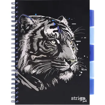 Strigo Blok A4/100l 80g TYGR spirála s rozřaďovačem 546201