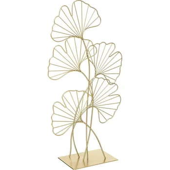 Atmosphera Kovová dekorace Ginko gold