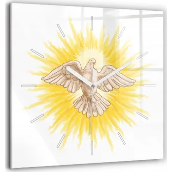 Hodiny Nástěnné hodiny SacroArte bílé 60 cm