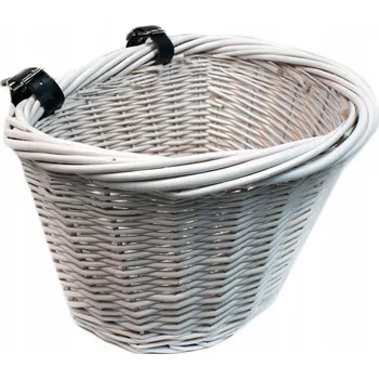 Košík na láhev Přední košík na kolo RoyalBi kosz rowerowy wiklinowy biały