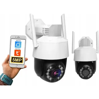Bezpečnostní kamera Venkovní otočná kamera 5 Mpix s 20x optickým zoomem IP66 PTZ WiFi IP Tuya