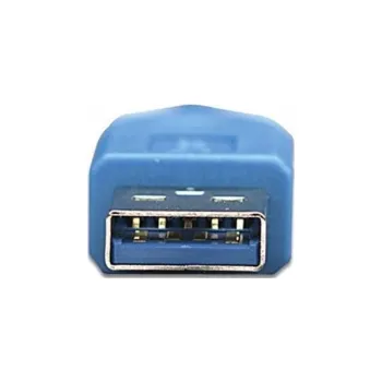 Kabel do PC MANHATTAN Kabel USB 3.0 A-A prodlužovací 2m, modrý