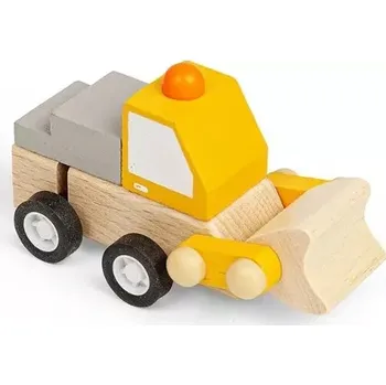autíčko Bigjigs Toys Natahovací stavební autíčko Bagr