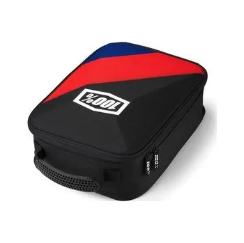 Auto-moto kufr na motokrosové brýle Cornestone, 100% (černá/červená/modrá)