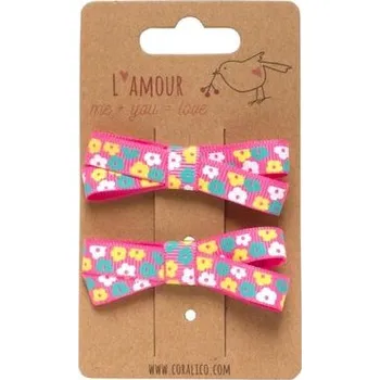 Nestandardní parfém Zestaw klipsów z kokardkami