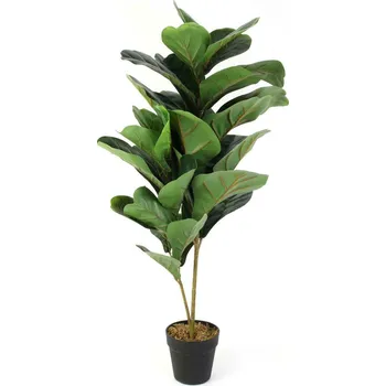 umělá květina Umělý fíkus v květináči Intesi 98 cm moderní umělá rostlina do obýváku