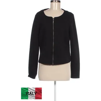 Dámský svetr Dámská mikinová bunda na zip - černá - vel. XL