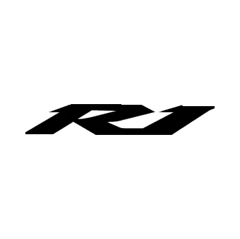 Samolepící dekorace SAMOLEPKA R1 001 (01 - černá) NA AUTO, NÁLEPKA, FÓLIE, POLEP, TUNING, VLASTNÍ TEXT, TISK, AUTOSAMOLEPKY.cz, POLEPY, OBRÁZEK, LOGO, SAMOLEPKY