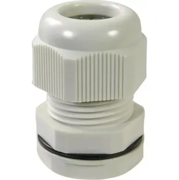 HAUPA, kabelová vývodka M25, IP68 (HAUPA, kabelová vývodka M25, IP68, světle šedá, s maticí)