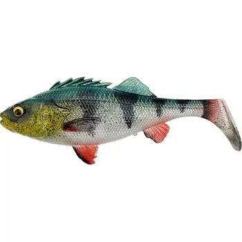 Umělá nástraha SAVAGE GEAR Gumová nástraha 4D Perch Shad Green Silver 12,5cm 20g (SAVAGE GEAR Gumová nástraha 4D Perch Shad Green Silver 12,5cm 20g)