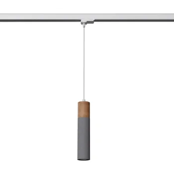 ZANE šedá GU10 4000K 7W 530lm #W závěsná lampa