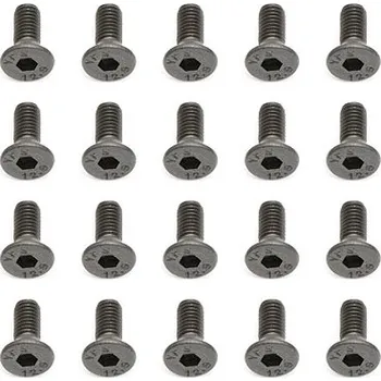 Šroub ASSOCIATED M3x8mm šroub s imbusouvou zápustnou hlavou, 10ks.