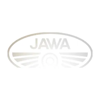 Samolepící dekorace Jawa logo (82 - odrazková reflexní bílá) SAMOLEPKA NA AUTO, NÁLEPKA, FÓLIE, POLEP, TUNING, VLASTNÍ TEXT, TISK, AUTOSAMOLEPKY.cz, POLEPY, OBRÁZEK, LOGO, 3D STICKERS