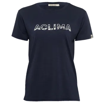 Dámské tričko Dámské triko Aclima LightWool T-shirt LOGO 108101 Barva: Zelená, Velikost: M