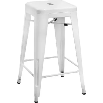 Barová židle Barová stolička Paris 75 cm kovová moderní bez opěradla na míru do kuchyně a k ostrůvku D2.DESIGN