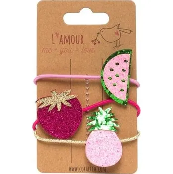 Nestandardní parfém Zestaw gumek z owocami