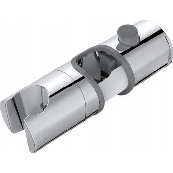 Sprchový držák Chromovaný držák sprchové hlavice na tyč, rychlé nastavení