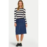 JDY Svetr Plum 15277223 Tmavomodrá Regular Fit XS