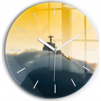 Hodiny Nástěnné hodiny SacroArte žluté 60 cm