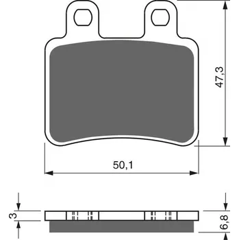 Autodíl Brzdové destičky GOLDFREN 211 S33 STREET REAR