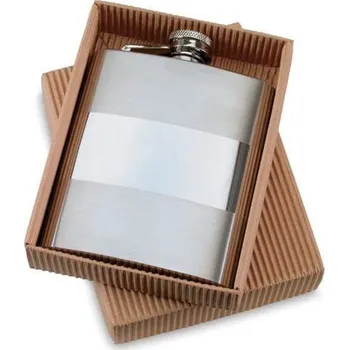 Termoska Butylka s vodorovným lesklým pruhem v krabičce, 207ml