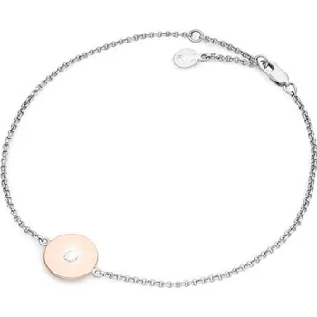 Náramek JK Zlatý náramek s přírodním diamantem Délka náramku: 16 cm Diamant 14 kt 0,035 ct (2,0 mm) ZRTR051D-16-1000