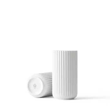 Váza Porcelánová váza Lyngby bílá - 20 cm