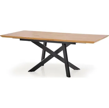 Jídelní stůl Rozkládací jídelní stůl Itala 180-240 cm dub moderní loft na černých nohách Intesi