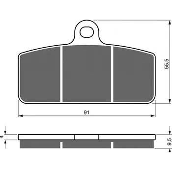 Auto-moto Brzdové destičky GOLDFREN 406 K5