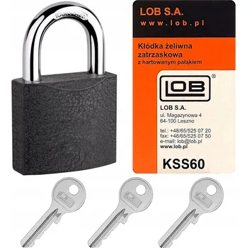 Visací zámek Visací zámek na klíč LOB