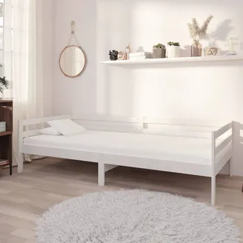 Postel zahrada-XL Válenda bílá masivní borovice 90 x 200 cm 806931