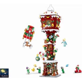 Stavebnice Sluban Sluban Town M38-B0990 Vánoční svítící věž