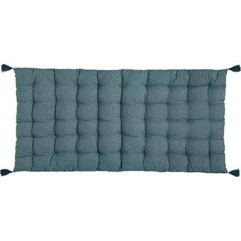 Dekorativní polštářek Dekorační podlahový polštář Otto boho do obýváku a ložnice 60x120 cm modrý