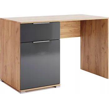 Psací stůl Psací stůl Lana moderní dub craft se zásuvkou industriální do kanceláře Intesi