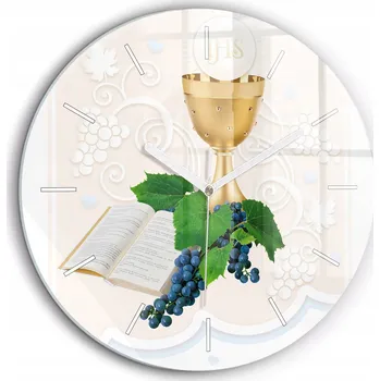 Hodiny Nástěnné hodiny SacroArte béžové 60 cm