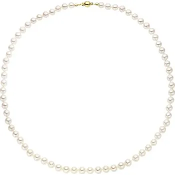 Náhrdelník Palmyra Perlový náhrdelník z mořských perel akoya s uzávěrem ze žlutého zlata, perly 5 mm 14 kt ZRPEMA5-Z-45