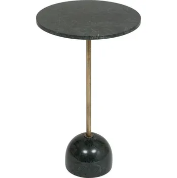 Konferenční stolek Kulatý konferenční stolek Nema Atmosphera zelený mramor glamour zlatý do obýváku