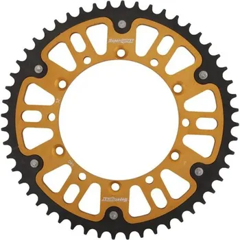 Řetězová sada pro motocykl Rozeta SUPERSPROX STEALTH RST-460:52-GLD zlatá 52 zubů, 520